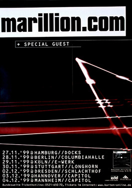 Concert Poster: Germany Tour - Nov-Dec 1999