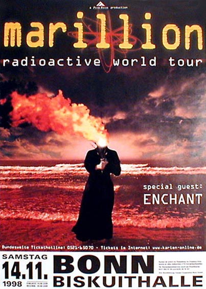 Concert Poster: Biskuithalle, Bonn - 14.11.1998