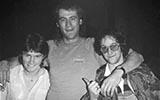 Sam Anderson, Fish and Charlie Roy: Longmore Hall, Keith - 10.11.1982 - Photo by Sam Anderson