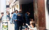 Fans queuing up: The Marquee Club, London (Misplaced Marquee) - 10.09.1985 - Photo by Martin Locket