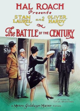 Stan Laurel and Oliver Hardy - The Battle Of The Century (1927)